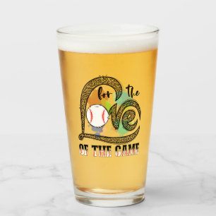 Voor de liefde van het spel, cadeau van honkbal ma glas