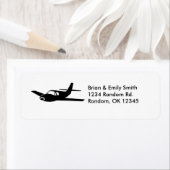 Voor de liefde van het vliegen aanpasbaar vliegtui etiket (Insitu)