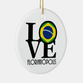 Voor de liefde van huis, Florianópolis Keramisch Ornament (Rechts)