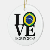 Voor de liefde van huis, Florianópolis Keramisch Ornament (Links)