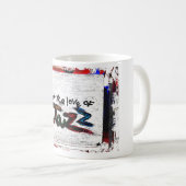 voor de liefde van jazz koffiemok (Voorkant rechts)