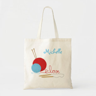 Voor de liefde van Knitting Bag Tote Bag
