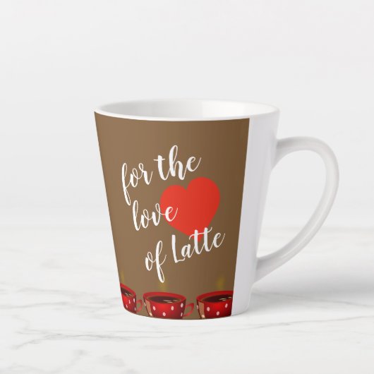 Voor de liefde van Latte Latte Mok (Rechts)