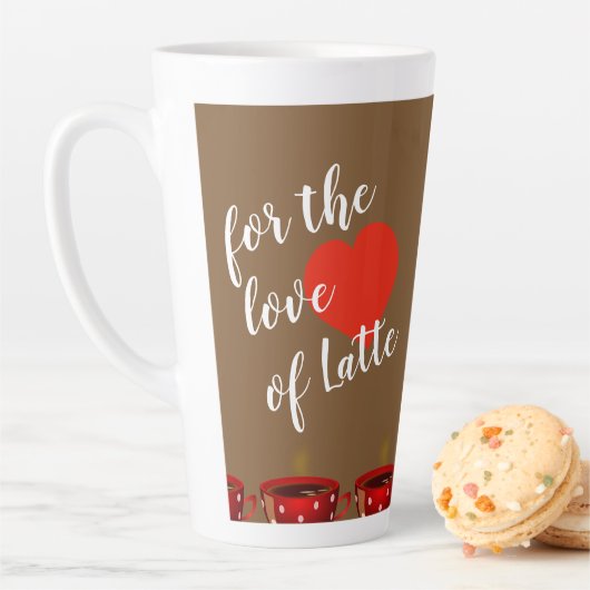 Voor de liefde van Letten Latte Mok (In situ)