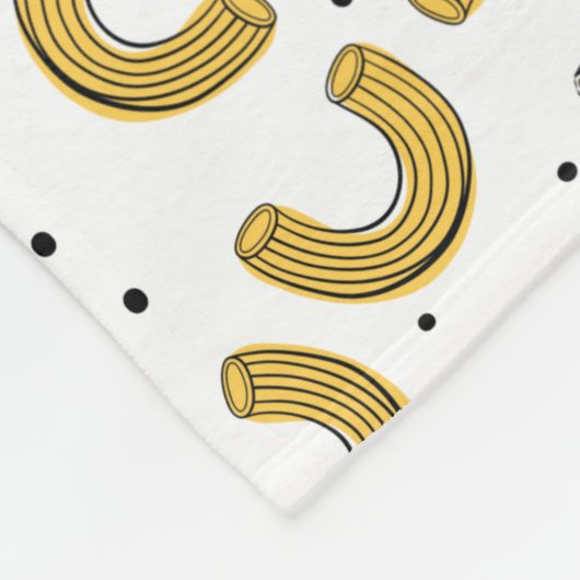 Voor de liefde van Mac en kaas Fleece Deken (Hoek)