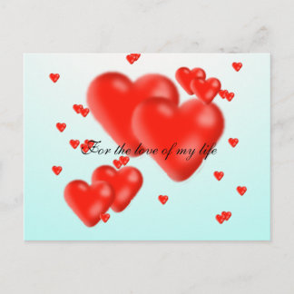 Voor de liefde van mijn leven briefkaart