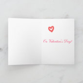 Voor de liefde van mijn leven feestdagen kaart (Binnen)