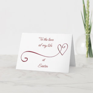 VOOR DE "LIEFDE VAN MIJN LEVEN" op "PASEN" Kaart