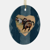 Voor de liefde van paarden keramisch ornament (Rechts)