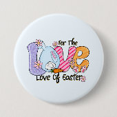 Voor de liefde van Pasen Ronde Button 7,6 Cm (Voorkant)