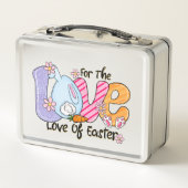 Voor de liefde van Pasen - Schattige konijn en eie (Achterkant)