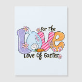 Voor de liefde van Pasen - Schattige konijn en eie (Voorkant)