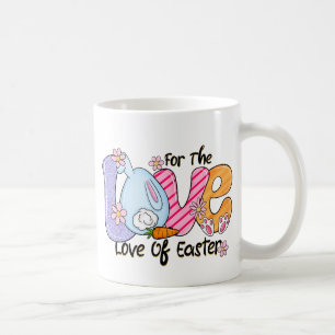 Voor de liefde van Pasen - Schattige konijn en eie Koffiemok