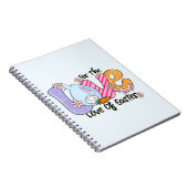 Voor de liefde van Pasen - Schattige konijn en eie Notitieboek (Rechterzijde)