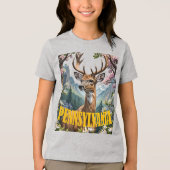 Voor de liefde van Pennsylvania Tri-Blend Shirt (Voorkant)