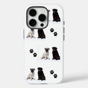 Voor de liefde van pugs iPhone 16 pro hoesje