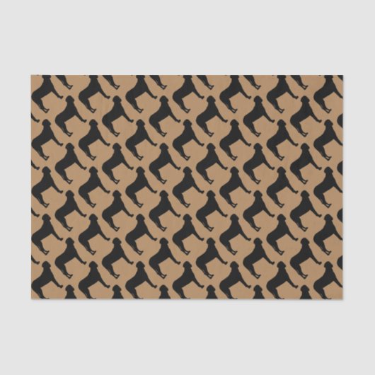 Voor de liefde van Rhodesian Ridgeback Dogs Tissuepapier (Voorkant)