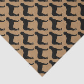 Voor de liefde van Rhodesian Ridgeback Dogs Tissuepapier (Detail)