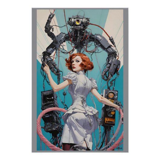 Voor de liefde van robotica perfect poster (Voorkant)
