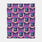 Voor de liefde van roze boeken fleece deken (Voorkant)