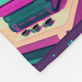 Voor de liefde van roze boeken fleece deken (Hoek)