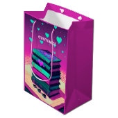 Voor de liefde van roze boeken medium cadeauzakje (Voorkant Gekanteld)