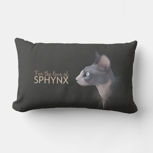 Voor de liefde van SPHYNX-kussen Kussen (Voorkant)