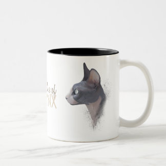 Voor de liefde van SPHYNX Tweekleurige Koffiemok