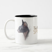 Voor de liefde van SPHYNX Tweekleurige Koffiemok (Links)