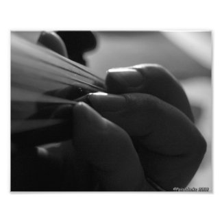 Voor de liefde van Strings Foto Afdruk