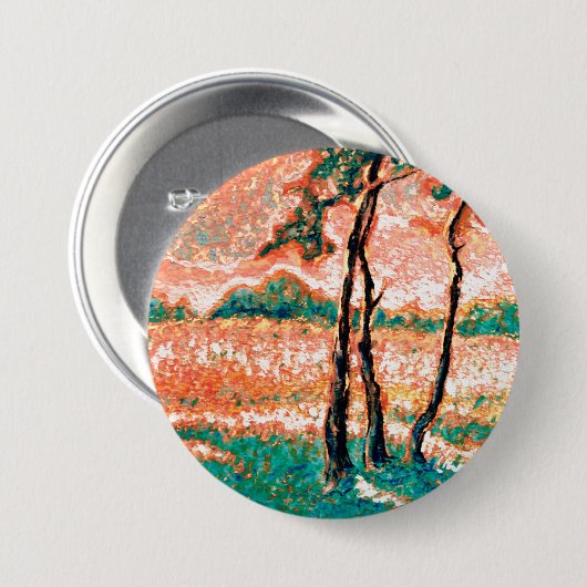 Voor de liefde van Summertime Ronde Button 7,6 Cm (Voorkant /achterkant)