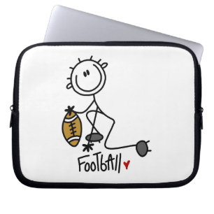 Voor de Liefde van Voetbal Laptop Sleeve