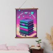 Voor de liefde voor boeken hangend wandkleed (Slaapkamer)