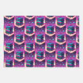 Voor de liefde voor boeken inpakpapier vel (Voorkant)