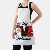 Voor de liefhebbers van kerstvlindertekst schort (Insitu)