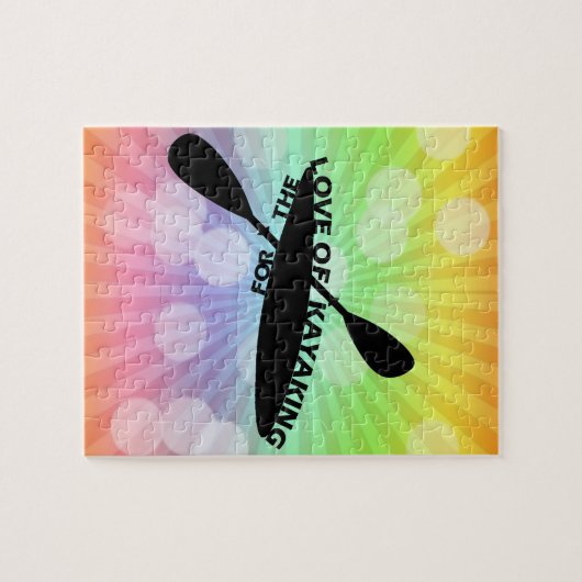 VOOR DE LOVE KAYAKING LEGPUZZEL (Horizontaal)