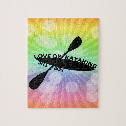 VOOR DE LOVE KAYAKING LEGPUZZEL (Verticaal)