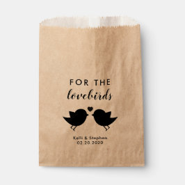 Voor de Lovebirds, Bruiloft Stuur Bird Seed Tassen Bedankzakje