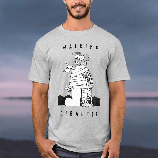 Voor de man die een Wandelende Rampzaligheid is T-shirt