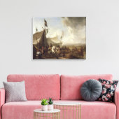 Voor de markttent canvas afdruk (Insitu (Woonkamer))