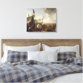 Voor de markttent canvas afdruk (Insitu (Slaapkamer))