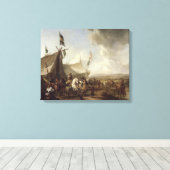 Voor de markttent canvas afdruk (Insitu (Houten vloer))