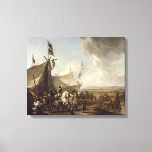 Voor de markttent canvas afdruk (Voorkant)