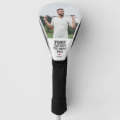 Voor de meest geweldige Dad Custom Photo Golfheadcover (Voorkant)
