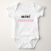 Voor de mini prinses, baby cadeau, grappig romper (Voorkant)