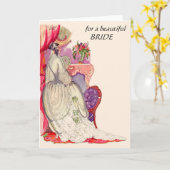 Voor de mooie bruid kaart (Gele Bloem)