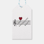 Voor de muziekliefhebber orchistra cadeaulabel (Voorkant)