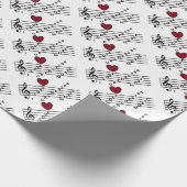 Voor de muziekliefhebber orchistra cadeaupapier (Hoek)