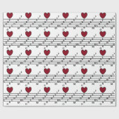 Voor de muziekliefhebber orchistra cadeaupapier (Vlak)