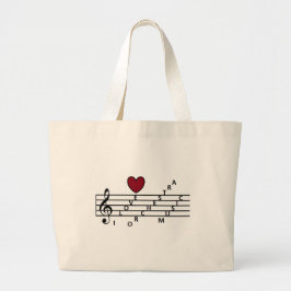 Voor de muziekliefhebber orchistra grote tote bag